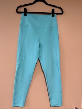 girlfriend collective Tommy bra and leggings set in Turquoise